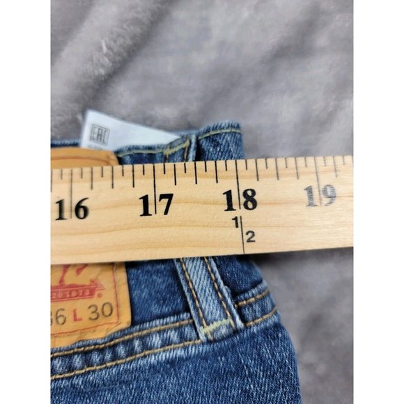 Men's Levi's 511 Size 36x29 Stretch Straight Leg Blue‎ Denim Jeans - Picture 3 of 8